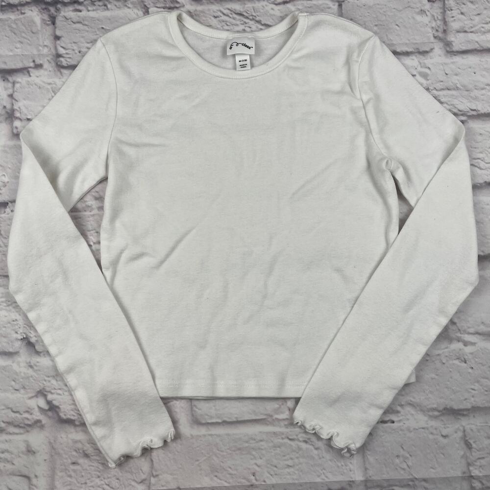 K0-1023 Art Class White Long Sleeve size M(7/8)